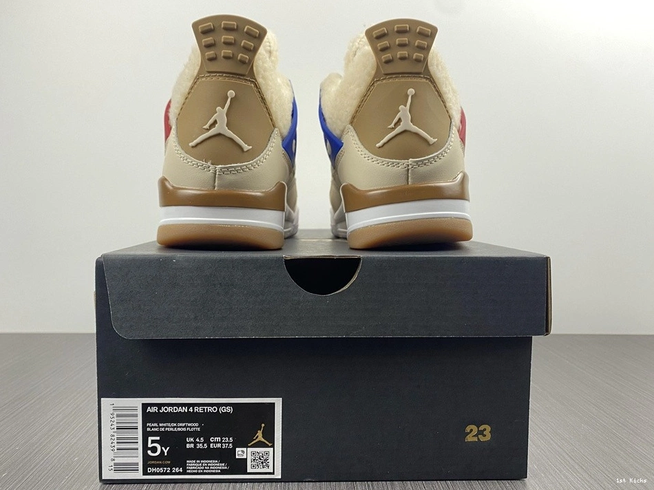 Red Blue DC0790-103 4 Jordan Shoes Air Blue Retro Beige 0225